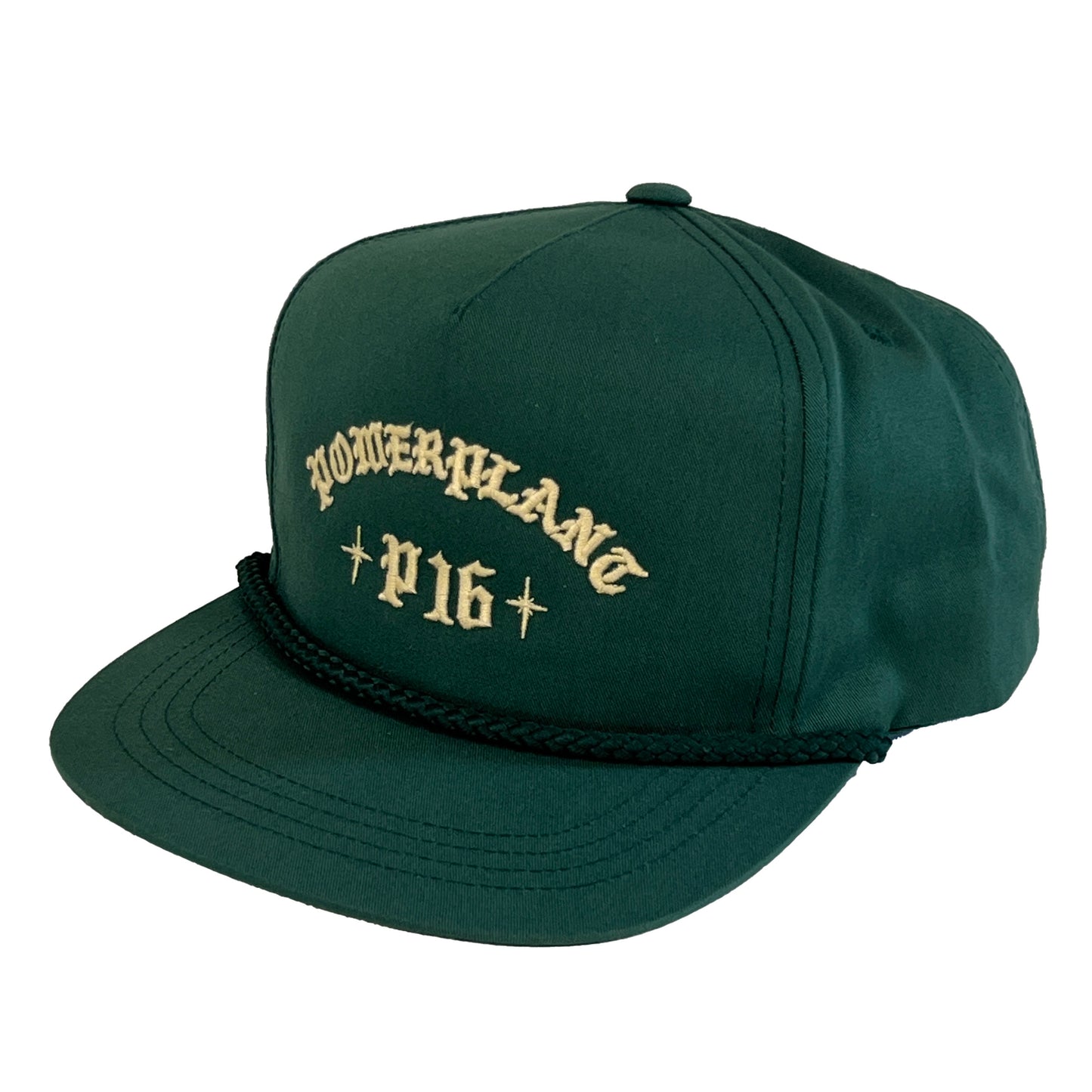 P16 BLING EMBROIDERED SNAPBACK - GREEN/WHITE