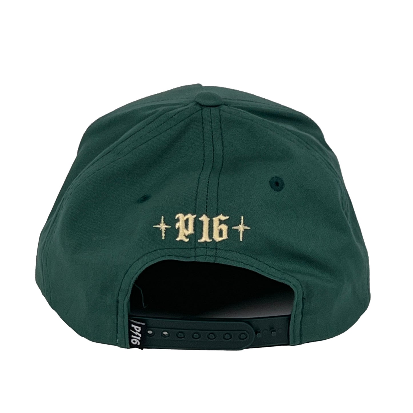 P16 BLING EMBROIDERED SNAPBACK - GREEN/WHITE