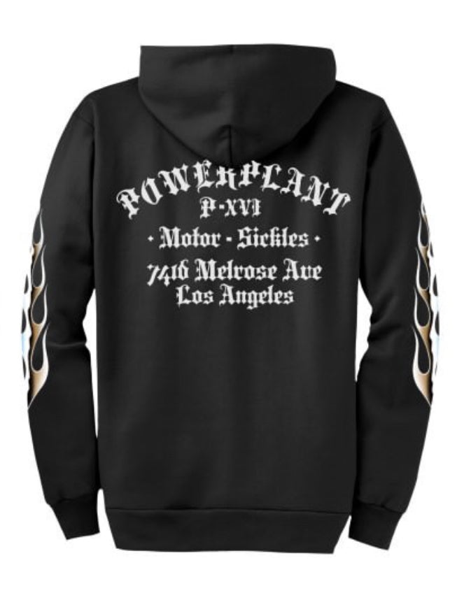 CHROME FLAME SICKLES HOODIE