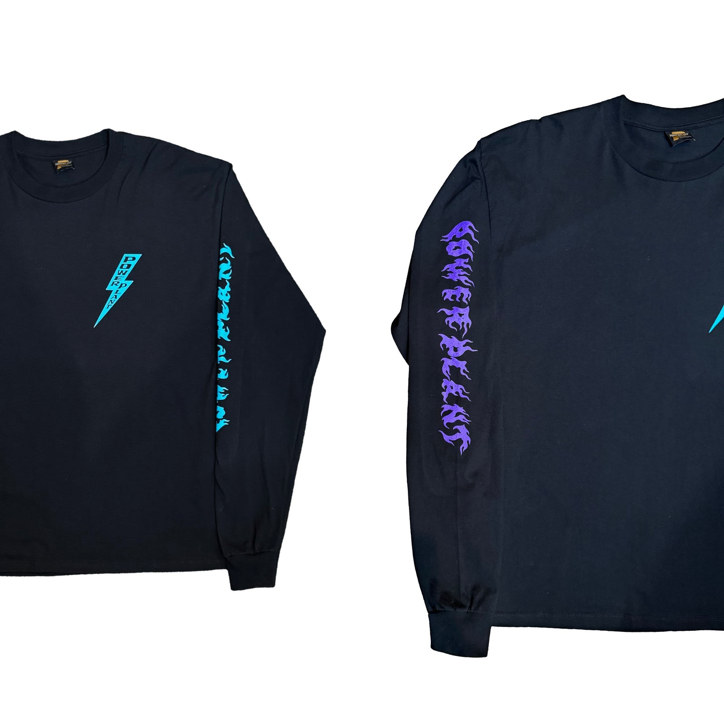 Powerplant Thunder Flame Long Sleeve - Black