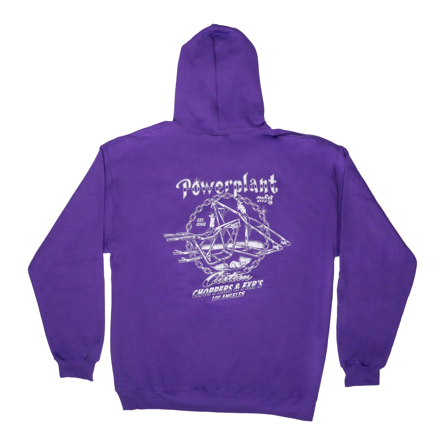 P16 "CHOPPERS & FXRs" HOODIE - PURPLE