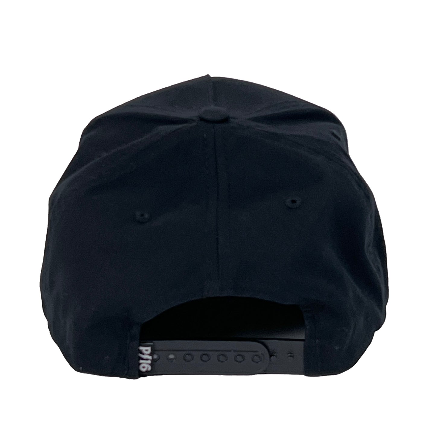 P16 CHAINSTITCH GOLF POPLIN HAT - BLACK