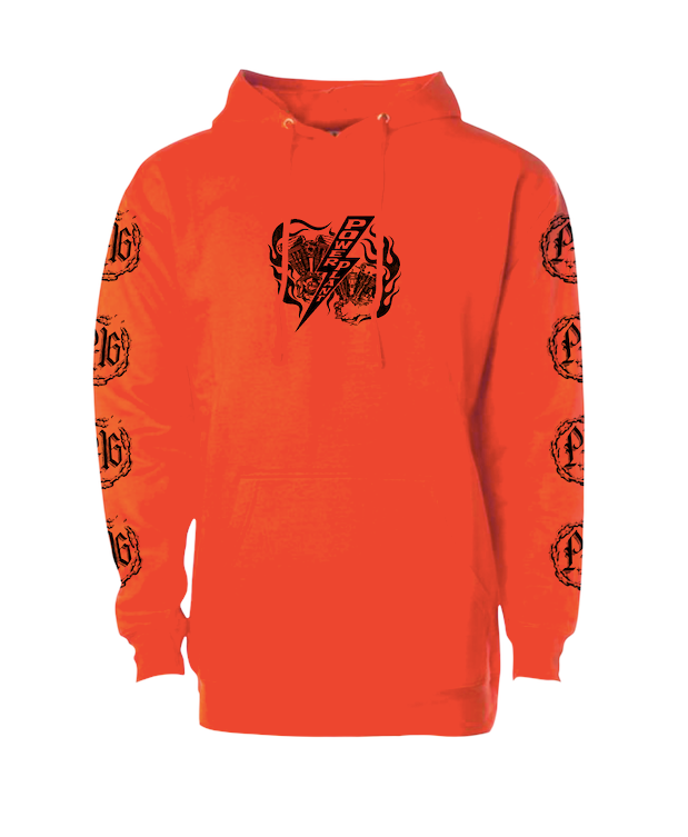 FIRE ENGINE ORANGE HOODIE