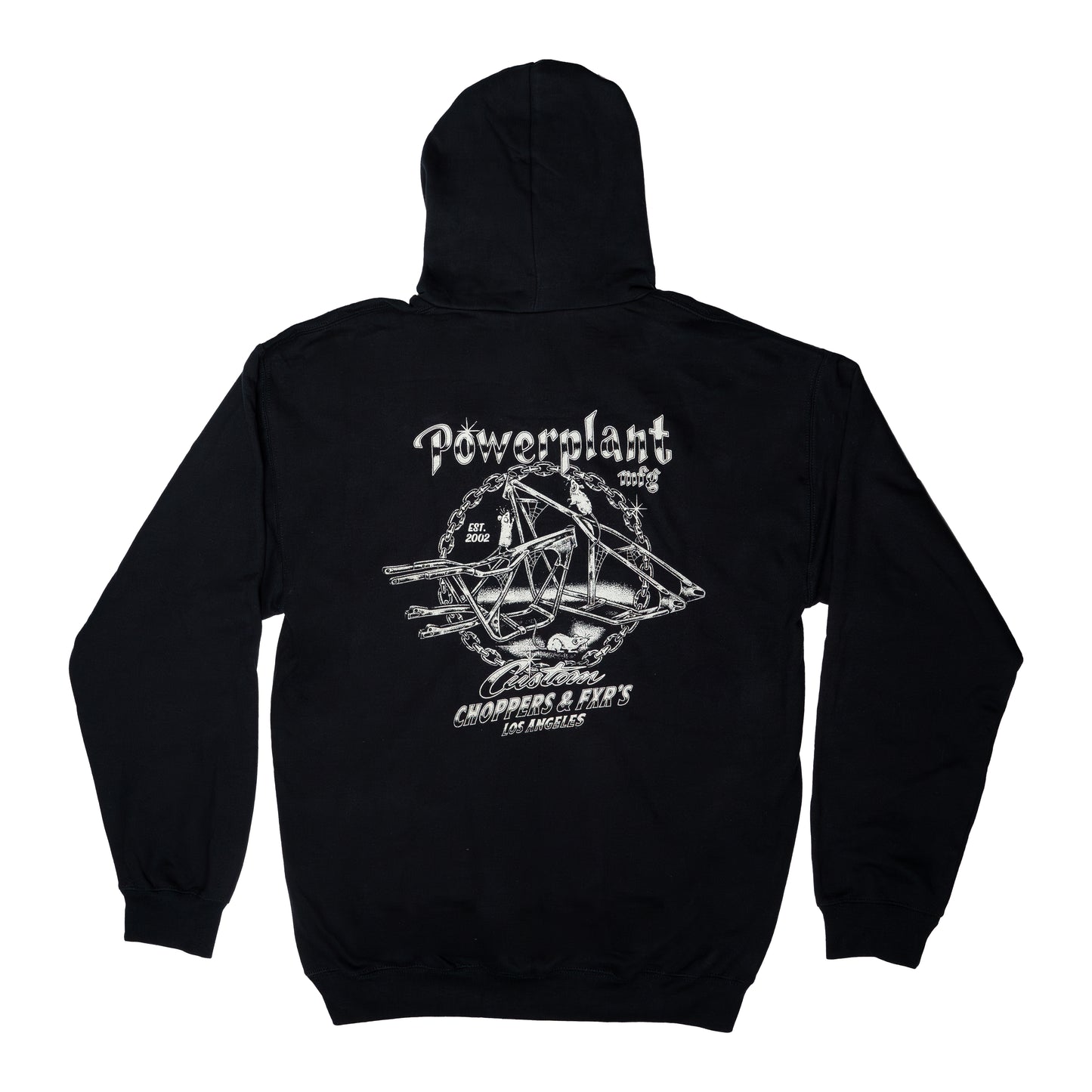 P16 "CHOPPERS & FXRs" HOODIE - BLACK