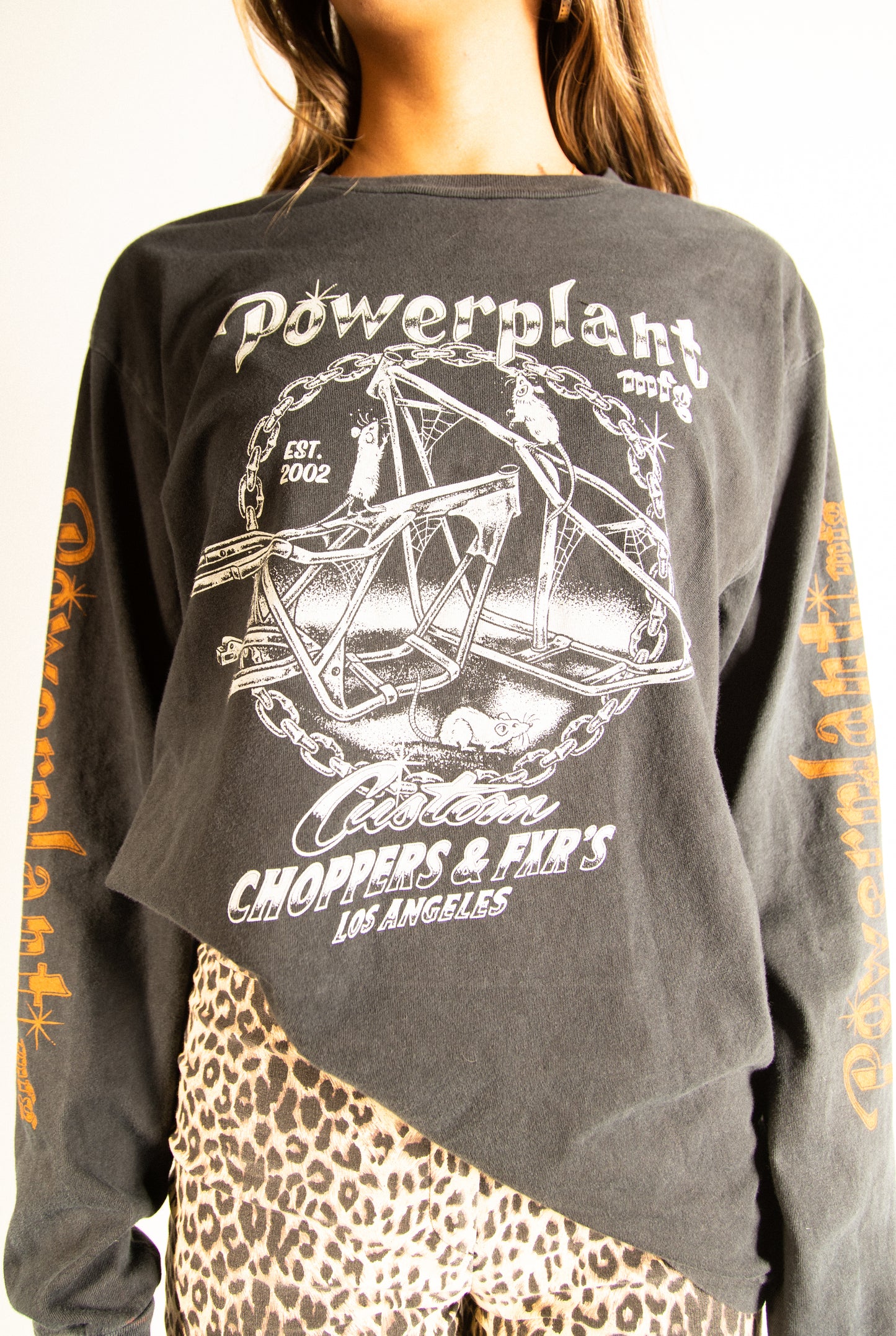 Orange Sleeve Chopper & FXR Long Sleeve - Black