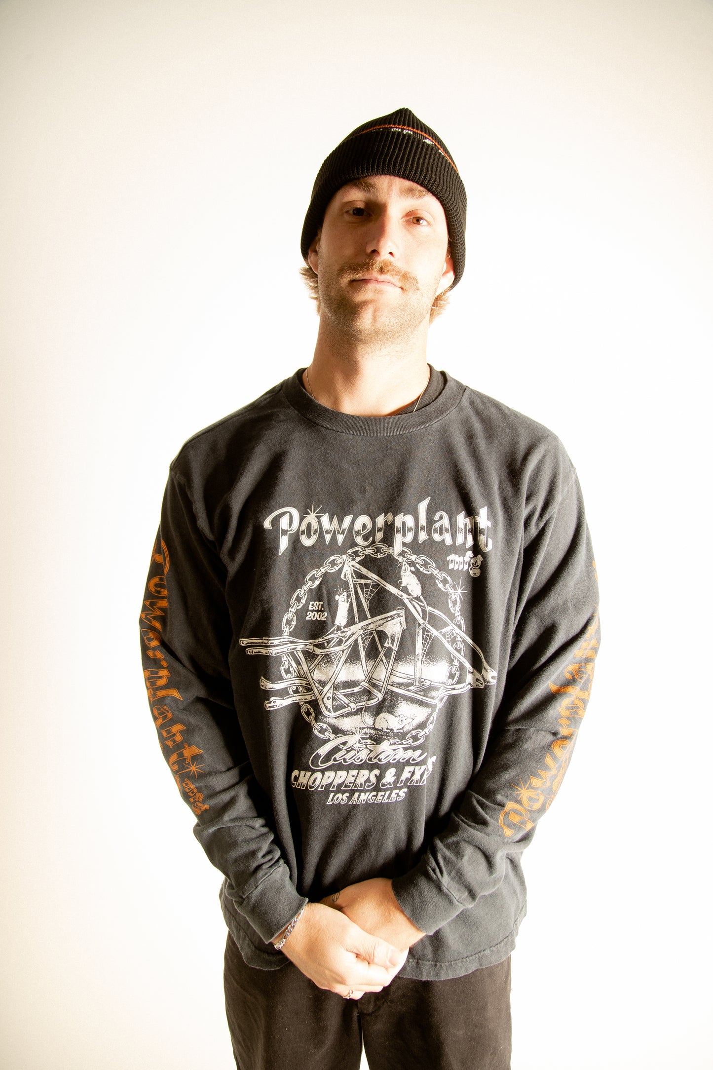 Orange Sleeve Chopper & FXR Long Sleeve - Black